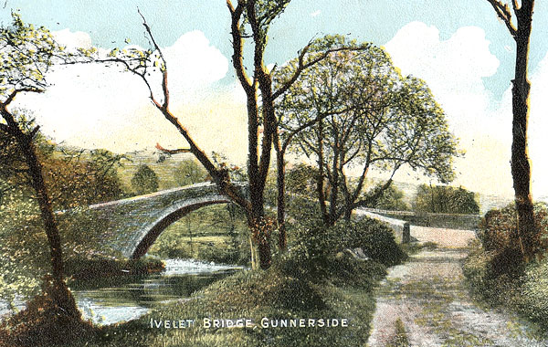 Ivelet Bridge postcard